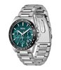 Montre BOSS BLACK STRIKE CHRONO Homme 1514241 Analogue Cadran MINERAL Vert Bracelet Acier inoxydable Acier Etanchéité 5BAR