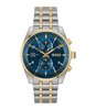 Montre BOSS BLACK SKYTRAVELLER Homme 1514247 Analogue Cadran MINERAL Bleu Bracelet Acier inoxydable Acier / or jaune Etanchéité 5BAR