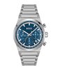 Montre BOSS BLACK CANDOR CHRONO Homme 1514250 Analogue Cadran MINERAL Bleu Bracelet Acier inoxydable Acier Etanchéité 5BAR