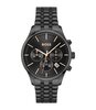 Horloge BOSS BLACK AVERY Heren 1514256 Analoog Behuizing MINERAAL Zwart Bracelette Staal Zwart Etanchéiteiten 5BAR