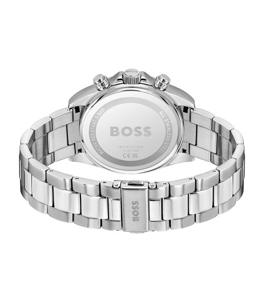 Montre BOSS BLACK HERO 2.0 Homme 1514267 Analogue Cadran MINERAL Noir Bracelet Acier inoxydable Acier Etanchéité 5BAR