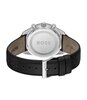Montre BOSS BLACK TOURMASTER Homme 1514284 Analogue Cadran MINERAL Noir Bracelet Cuir Noir Etanchéité 5BAR
