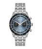 Montre BOSS BLACK TOURMASTER Homme 1514286 Analogue Cadran MINERAL Bleu Bracelet Acier inoxydable Acier Etanchéité 5BAR