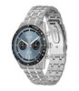 Montre BOSS BLACK TOURMASTER Homme 1514286 Analogue Cadran MINERAL Bleu Bracelet Acier inoxydable Acier Etanchéité 5BAR