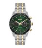 Montre BOSS BLACK TOURMASTER Homme 1514287 Analogue Cadran MINERAL Vert Bracelet Acier inoxydable Acier / or jaune Boucle déployante Etanchéité 5BAR