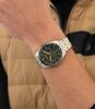 Montre BOSS BLACK TOURMASTER Homme 1514287 Analogue Cadran MINERAL Vert Bracelet Acier inoxydable Acier / or jaune Boucle déployante Etanchéité 5BAR