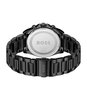 Montre BOSS BLACK STRIKER CHRONO - LE Homme 1514291 Analogue Cadran MINERAL Noir Bracelet Acier Noir Etanchéité 5BAR