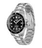 Montre BOSS BLACK TROPER SPORT Homme 1514295 Analogue Cadran MINERAL Noir Bracelet Acier inoxydable Acier Etanchéité 5BAR