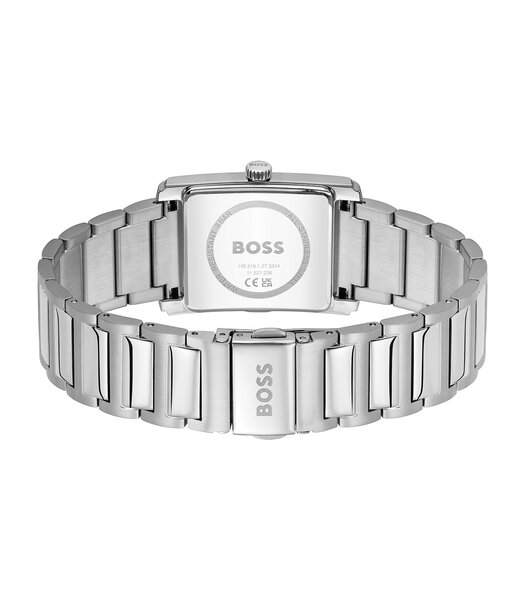 Montre BOSS BLACK PRINCIPLE DRESS Homme 1514297 Analogue Cadran MINERAL Noir Bracelet Acier inoxydable Acier Etanchéité 3BAR
