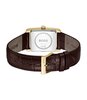 Montre BOSS BLACK PRINCIPLE DRESS Homme 1514300 Analogue Cadran MINERAL Argenté Bracelet Cuir Brun Etanchéité 3BAR