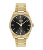 Montre BOSS BLACK CHESWICK Homme 1514312 Analogue Cadran MINERAL Noir Bracelet Acier Or jaune Etanchéité 5BAR