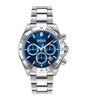 Montre BOSS BLACK HERO 2.0 Homme 1514315 Analogue Cadran MINERAL Bleu Bracelet Acier inoxydable Acier Etanchéité 5BAR