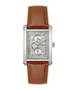 Montre BOSS BLACK PRINCIPLE DRESS MULTI Homme 1514316 Analogue Cadran MINERAL Argenté Bracelet Cuir Brun Etanchéité 3BAR