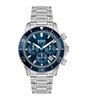 Montre BOSS BLACK SEALINER Homme 1514322 Analogue Cadran MINERAL Bleu Bracelet Acier inoxydable Acier Etanchéité 10BAR
