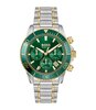 Montre BOSS BLACK SEALINER Homme 1514325 Analogue Cadran MINERAL Vert Bracelet Acier inoxydable Acier / or jaune Etanchéité 10BAR