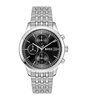 Montre BOSS BLACK STRATUS Homme 1514328 Analogue Cadran MINERAL Noir Bracelet Acier inoxydable Acier Etanchéité 5BAR