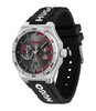 Montre HUGO GRAIL SPORT Homme 1530397 Analogue Cadran MINERAL Noir Bracelet Silicone Noir Etanchéité 5BAR
