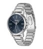 Montre HUGO SMOOTH Homme 1530419 Analogue Cadran MINERAL Bleu Bracelet Acier inoxydable Acier Etanchéité 3BAR