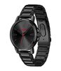 Montre HUGO SMOOTH Homme 1530421 Analogue Cadran MINERAL Noir Bracelet Acier Noir Etanchéité 3BAR