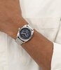 Montre HUGO WORK Homme 1530424 Analogue Cadran MINERAL Bleu Bracelet Acier inoxydable Acier Etanchéité 5BAR