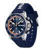 Montre HUGO DIVE Homme 1530428 Analogue Cadran MINERAL Bleu Bracelet Silicone Bleu Etanchéité 5BAR