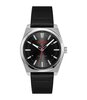Montre HUGO ARK Homme 1530437 Analogue Cadran MINERAL Noir Bracelet Cuir Noir Etanchéité 5BAR