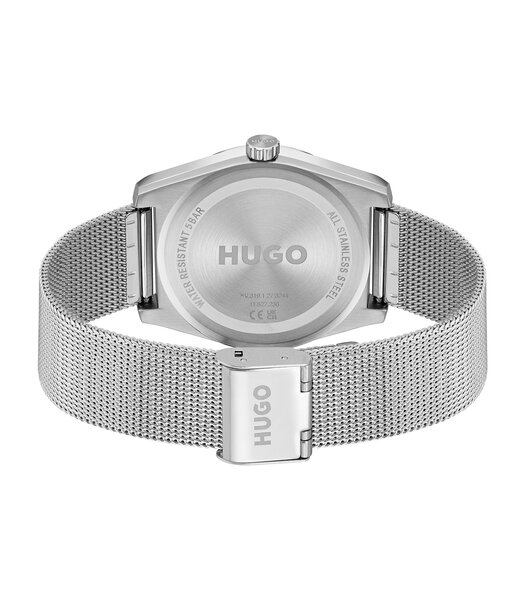 Montre HUGO ARK Homme 1530439 Analogue Cadran MINERAL Bleu Bracelet Acier inoxydable Acier Etanchéité 5BAR