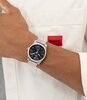 Montre HUGO ARK Homme 1530439 Analogue Cadran MINERAL Bleu Bracelet Acier inoxydable Acier Etanchéité 5BAR