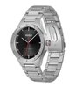 Montre HUGO LIT Homme 1530447 Analogue Cadran MINERAL Noir Bracelet Acier inoxydable Acier Etanchéité 5BAR