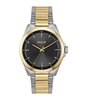 Montre HUGO SEAM Homme 1530452 Analogue Cadran MINERAL Noir Bracelet Acier inoxydable Acier / or jaune Etanchéité 3BAR
