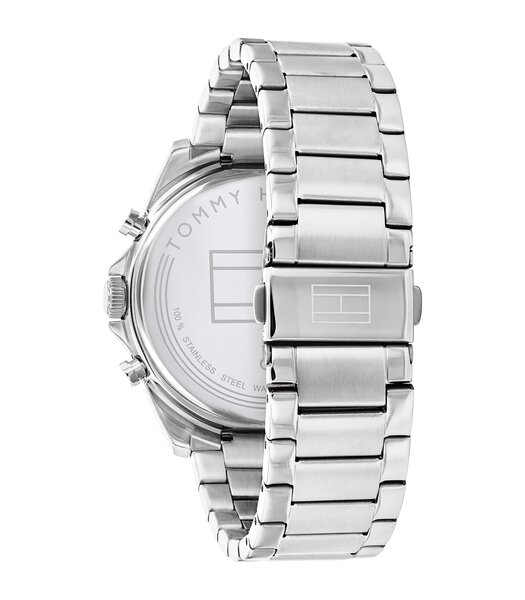 Montre TOMMY HILFIGER BAKER Homme 1710448 Analogue Cadran MINERAL Bleu Bracelet Acier inoxydable Acier BOUCLE DEPLOYANTE Etanchéité 5ATM