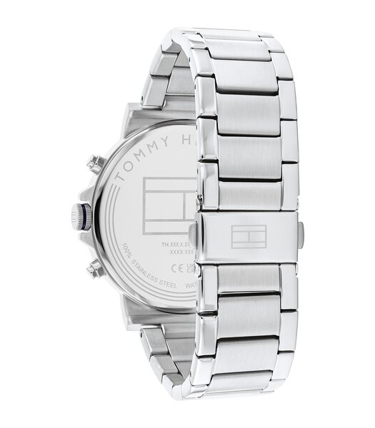 Montre TOMMY HILFIGER TYSON Homme 1710588 Analogue Cadran MINERAL Bleu Bracelet Acier inoxydable Acier Etanchéité 5BAR