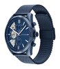 Montre TOMMY HILFIGER BAKER Homme 1710648 Analogue Cadran MINERAL Bleu Bracelet Acier Bleu Etanchéité 5BAR