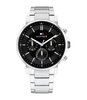 Montre TOMMY HILFIGER TYSON Homme 1710667 Analogue Cadran MINERAL Noir Bracelet Acier inoxydable Acier Etanchéité 5BAR