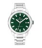 Montre TOMMY HILFIGER LARS AUTOMATIC Homme 1710694 Analogue Cadran MINERAL Vert Bracelet Acier inoxydable Acier Etanchéité 5BAR