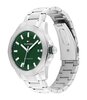 Montre TOMMY HILFIGER LARS AUTOMATIC Homme 1710694 Analogue Cadran MINERAL Vert Bracelet Acier inoxydable Acier Etanchéité 5BAR
