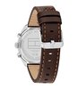 Montre TOMMY HILFIGER HUDSON Homme 1710719 Analogue Cadran MINERAL Vert Bracelet Cuir Brun Etanchéité 5BAR
