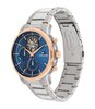 Montre TOMMY HILFIGER STEWART Homme 1710734 Analogue Cadran MINERAL Bleu Bracelet Acier inoxydable Acier Etanchéité 5BAR