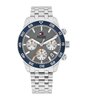 Montre TOMMY HILFIGER TH85 CHRONO Homme 1710744 Analogue Cadran MINERAL Gris Bracelet Acier inoxydable Acier Etanchéité 5BAR