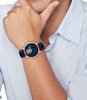 Montre TOMMY HILFIGER STEWART Homme 1710747 Analogue Cadran MINERAL Bleu Bracelet Cuir Bleu Etanchéité 5BAR