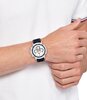 Montre TOMMY HILFIGER KENT Homme 1710751 Analogue Cadran MINERAL Blanc Bracelet Cuir Bleu Etanchéité 5BAR
