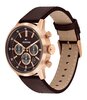 Montre TOMMY HILFIGER KENT Homme 1710752 Analogue Cadran MINERAL Brun Bracelet Cuir Brun Etanchéité 5BAR