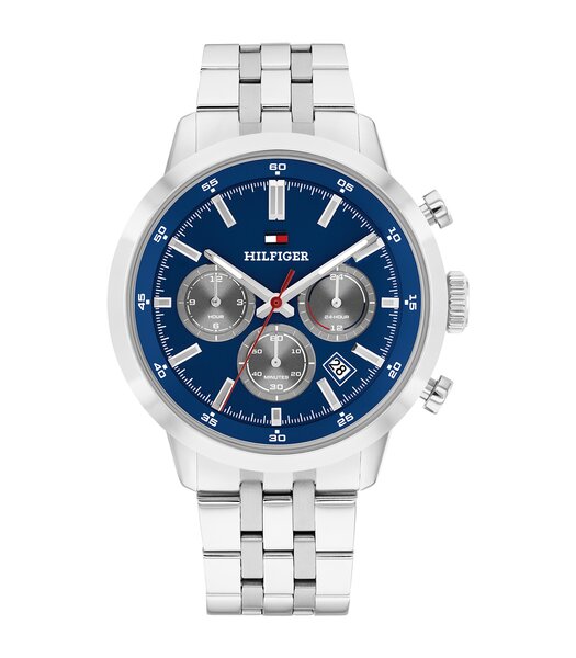 Montre TOMMY HILFIGER KENT Homme 1710753 Analogue Cadran MINERAL Bleu Bracelet Acier inoxydable Acier Etanchéité 5BAR