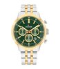 Montre TOMMY HILFIGER KENT Homme 1710754 Analogue Cadran MINERAL Vert Bracelet Acier inoxydable Acier / or jaune Etanchéité 5BAR