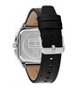 Montre TOMMY HILFIGER HERALD SKELETON Homme 1710756 Analogue Cadran MINERAL Bleu Bracelet Cuir Noir Etanchéité 5BAR