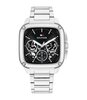 Montre TOMMY HILFIGER HERALD SKELETON Homme 1710758 Analogue Cadran MINERAL Noir Bracelet Acier inoxydable Acier Etanchéité 5BAR