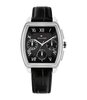 Horloge TOMMY HILFIGER TH-OXFORD Heren 1710761 Analoog Behuizing MINERAAL Zwart Bracelette Leer Zwart Etanchéiteiten 3BAR