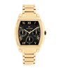 Horloge TOMMY HILFIGER TH-OXFORD Heren 1710764 Analoog Behuizing MINERAAL Zwart Bracelette Staal Geelgoudkleurig Etanchéiteiten 3BAR