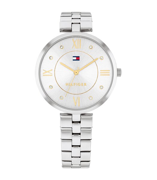 Montre TOMMY HILFIGER ELLA Femme 1782683 Analogue Cadran MINERAL Argenté Bracelet Acier inoxydable Acier Etanchéité 3BAR