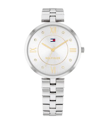 Montre TOMMY HILFIGER ELLA Femme 1782683 Analogue Cadran MINERAL Argenté Bracelet Acier inoxydable Acier Etanchéité 3BAR